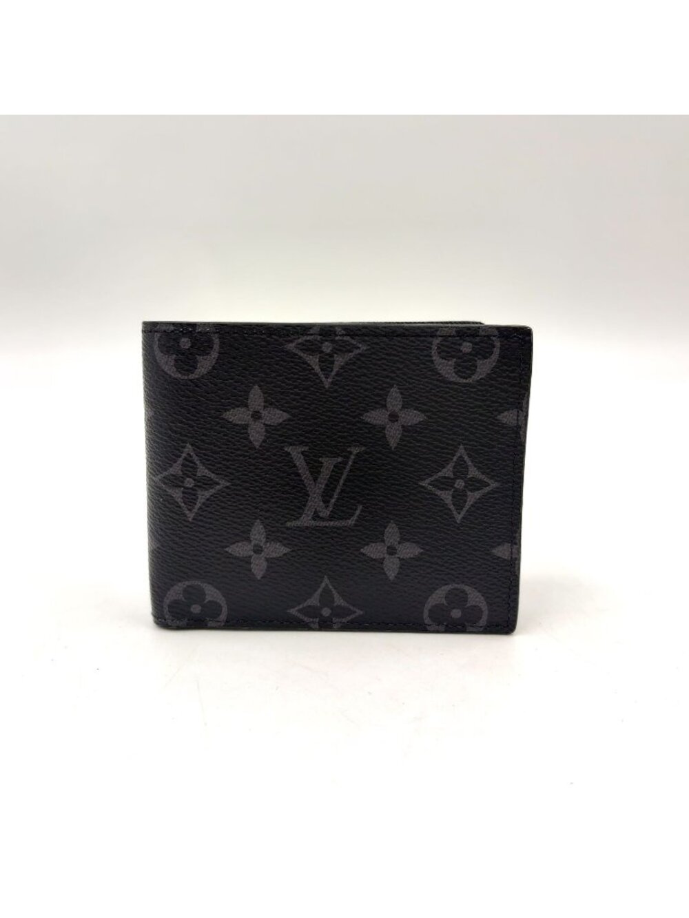 Louis Vuitton Portefeuille Marco NM Monogram Eclipse Leather Black Bifold